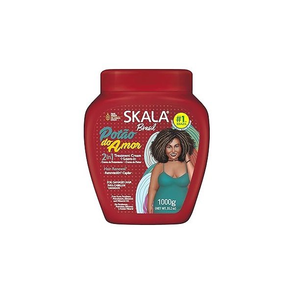 Brasil Potao De Amor 2IN1 Treatment Cream + Leave In 35.2 OZ 1000G