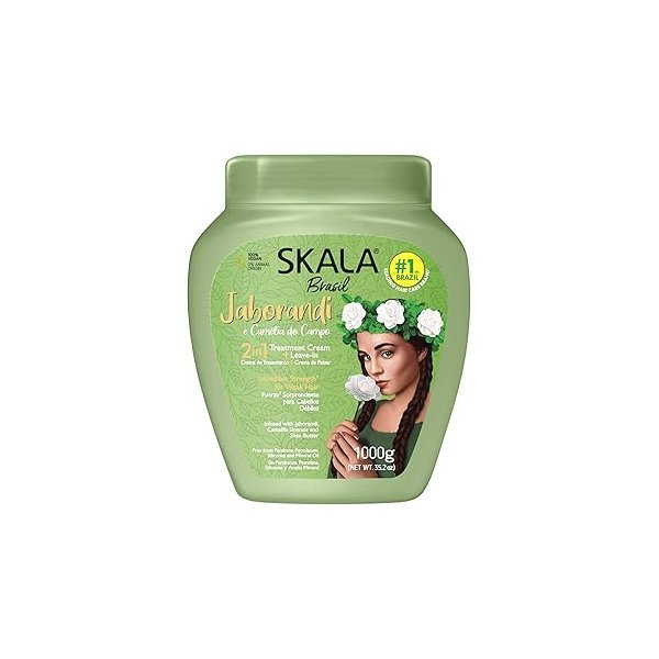 Brasil Jaborandi 2IN1 Treatment Cream + Leave In 35.2OZ / 1000G