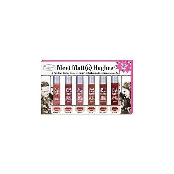 THE BALM Meet Matt(e) Hughes Mini Long-Lasting Liquid Lipstick Set