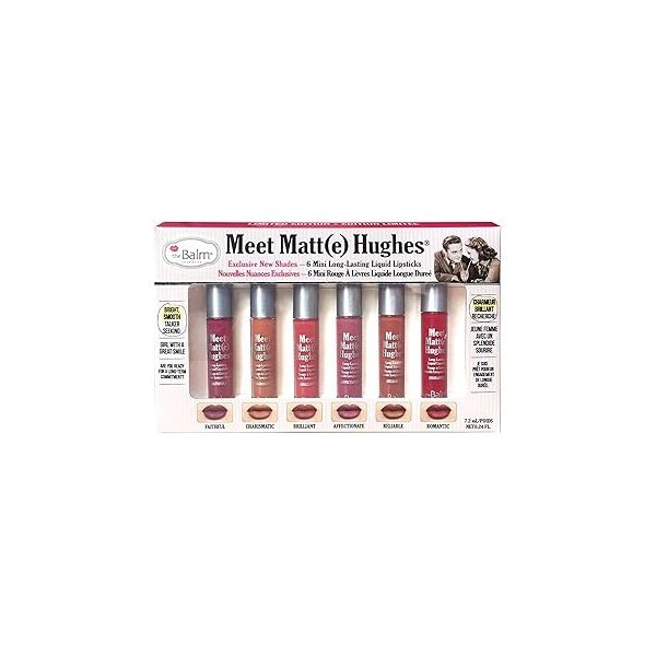 THE BALM Meet Matt(e) Hughes Mini Long-Lasting Liquid Lipstick Set Vol. 2