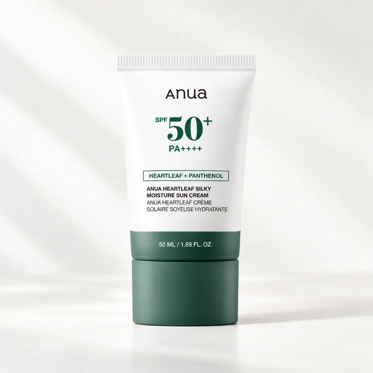 ANUA Heartleaf Silky Moisture Sunscreen SPF50+ PA++++ 50 ml