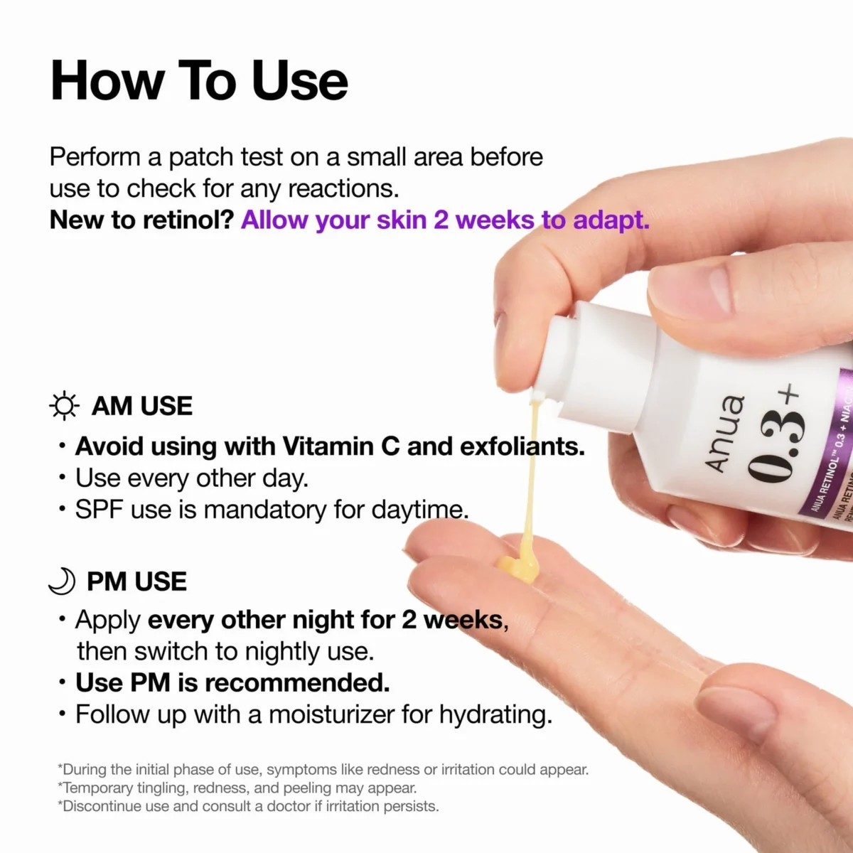 ANUA Nano Retinol™ 0.3% + Niacin Renewing Serum 30 ml
