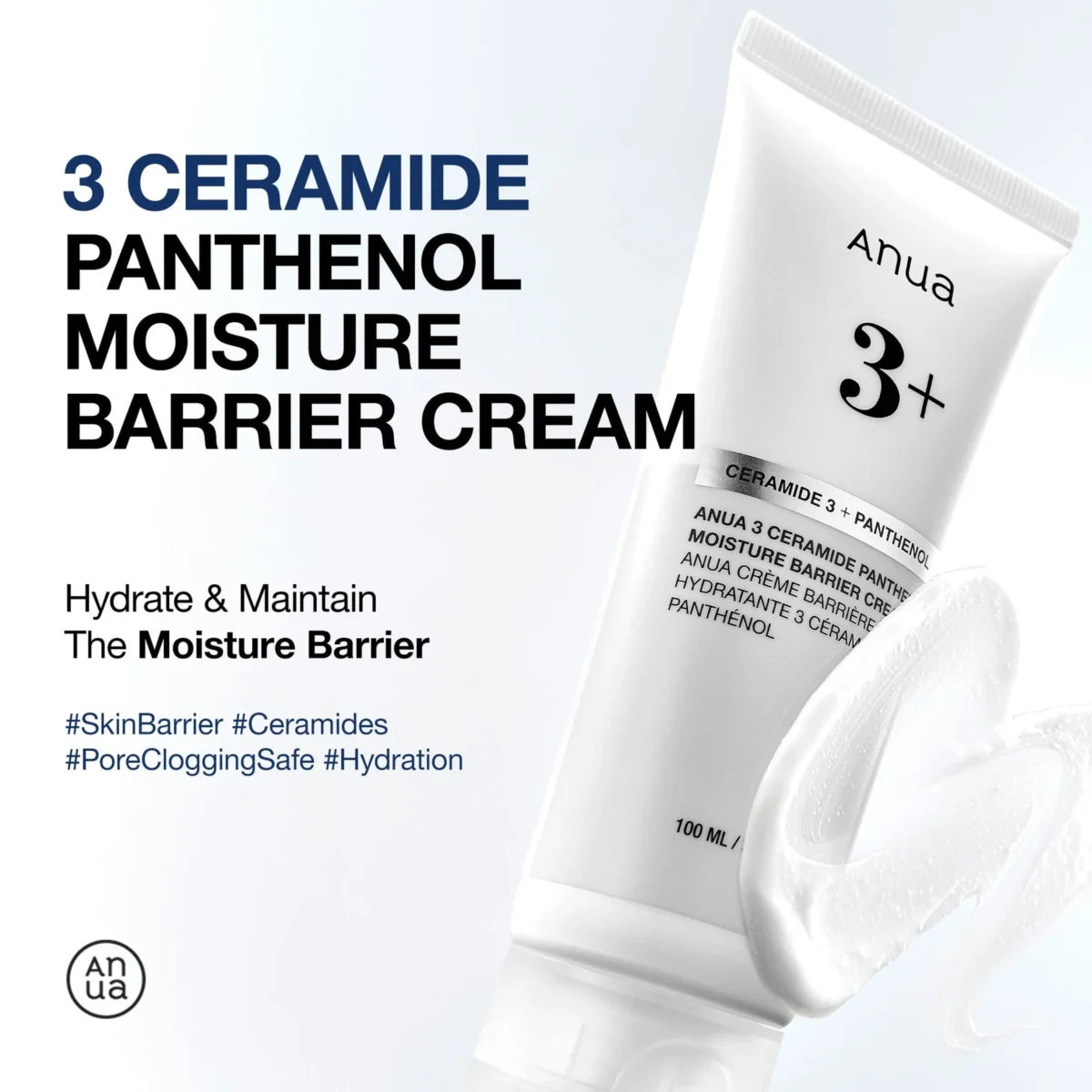 ANUA 3 Ceramide Panthenol Moisture Barrier Cream 100 ml