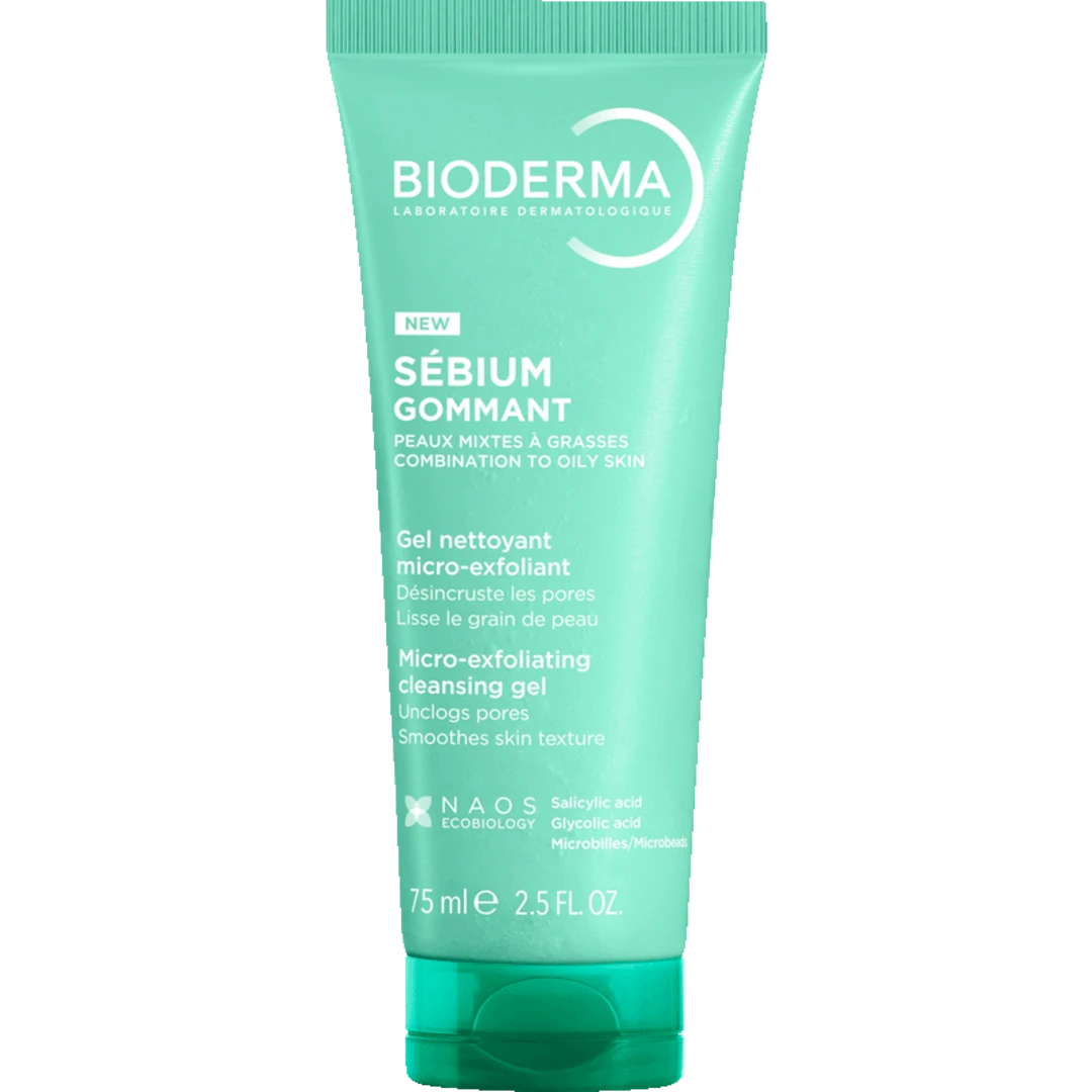 Bioderma Sebium Gommant Exfoliating cleansing Gel 75ml