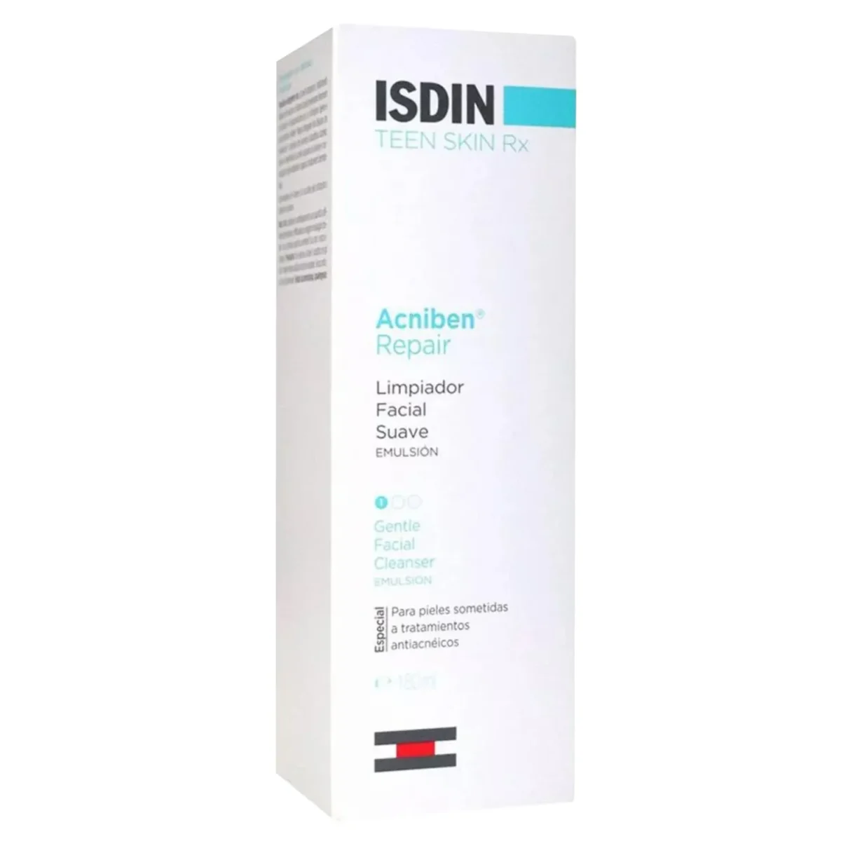 Isdin Teen Skin Acniben Repair Emulsion, Anti-Acne Facial Cleanser 180ml