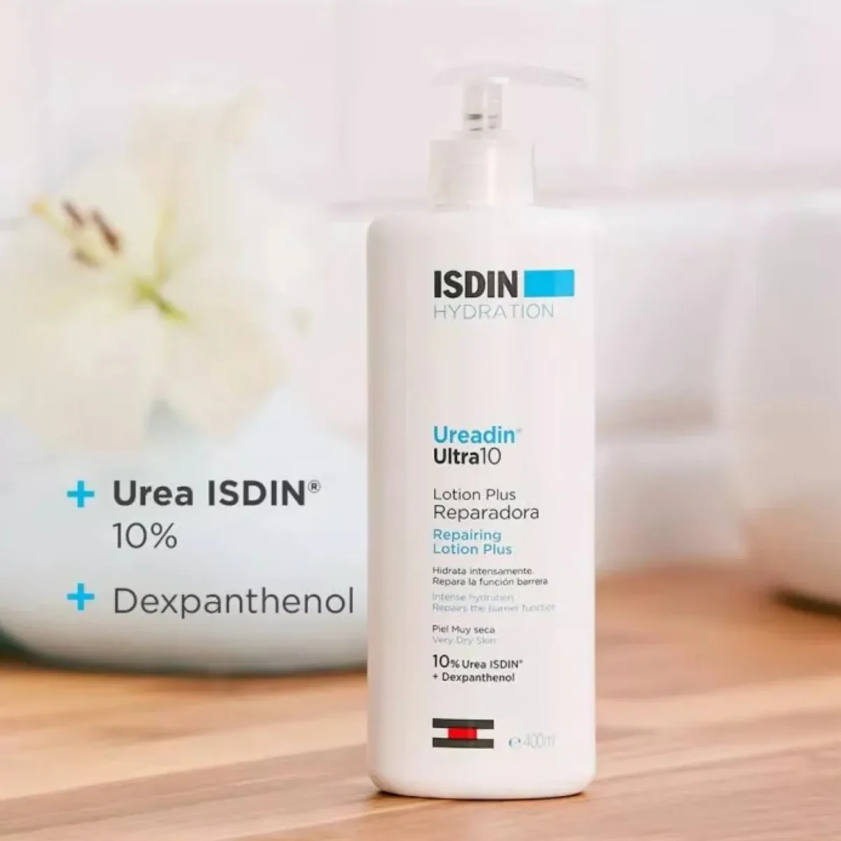 Isdin Ureadin Ultra10 Repairing Lotion Plus, Moisturizer For Dry Skin 400ml