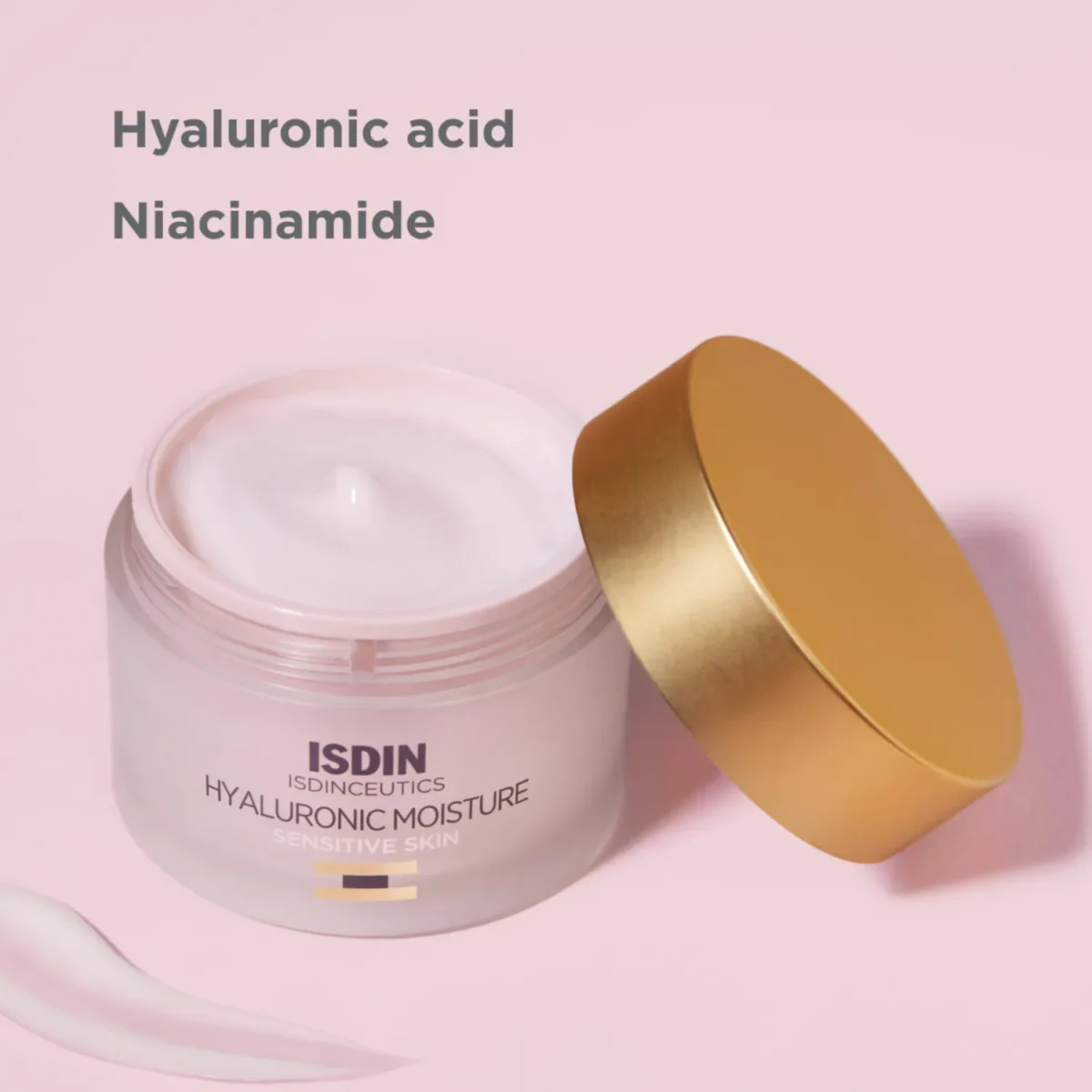 Isdin Isdinceutics Hyaluronic Moisture, Facial Cream With Hyaluronic Acid For Sensitive Skin 50ml