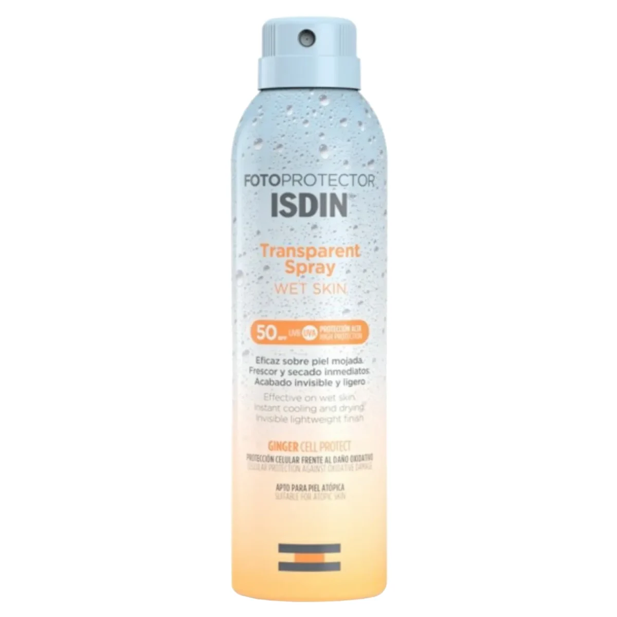 Isdin Fotoprotector Transparent Spray Sunscreen SPF 50+, For Instant Cooling And Drying 250ml