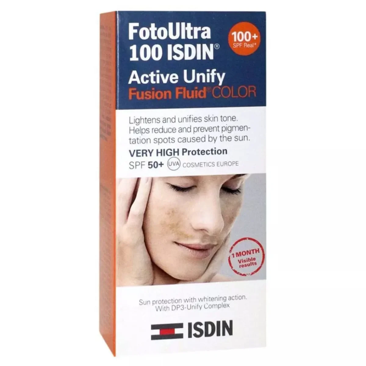 Isdin FotoUltra 100 Active Unify SPF 50+ Color Fluid Tinted Sunscreen 50ml