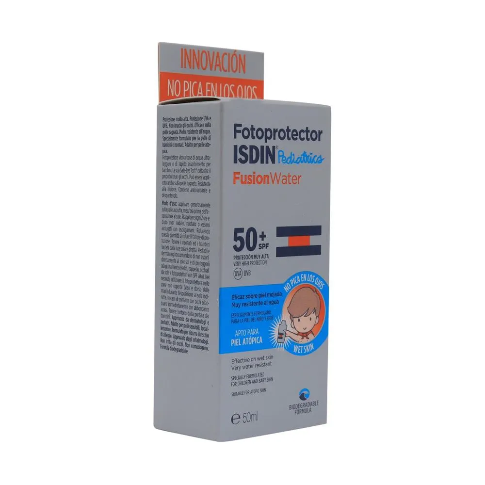 Isdin Fotoprotector SPF 50+ Pediatrics Fusion Water Sunscreen 50ml