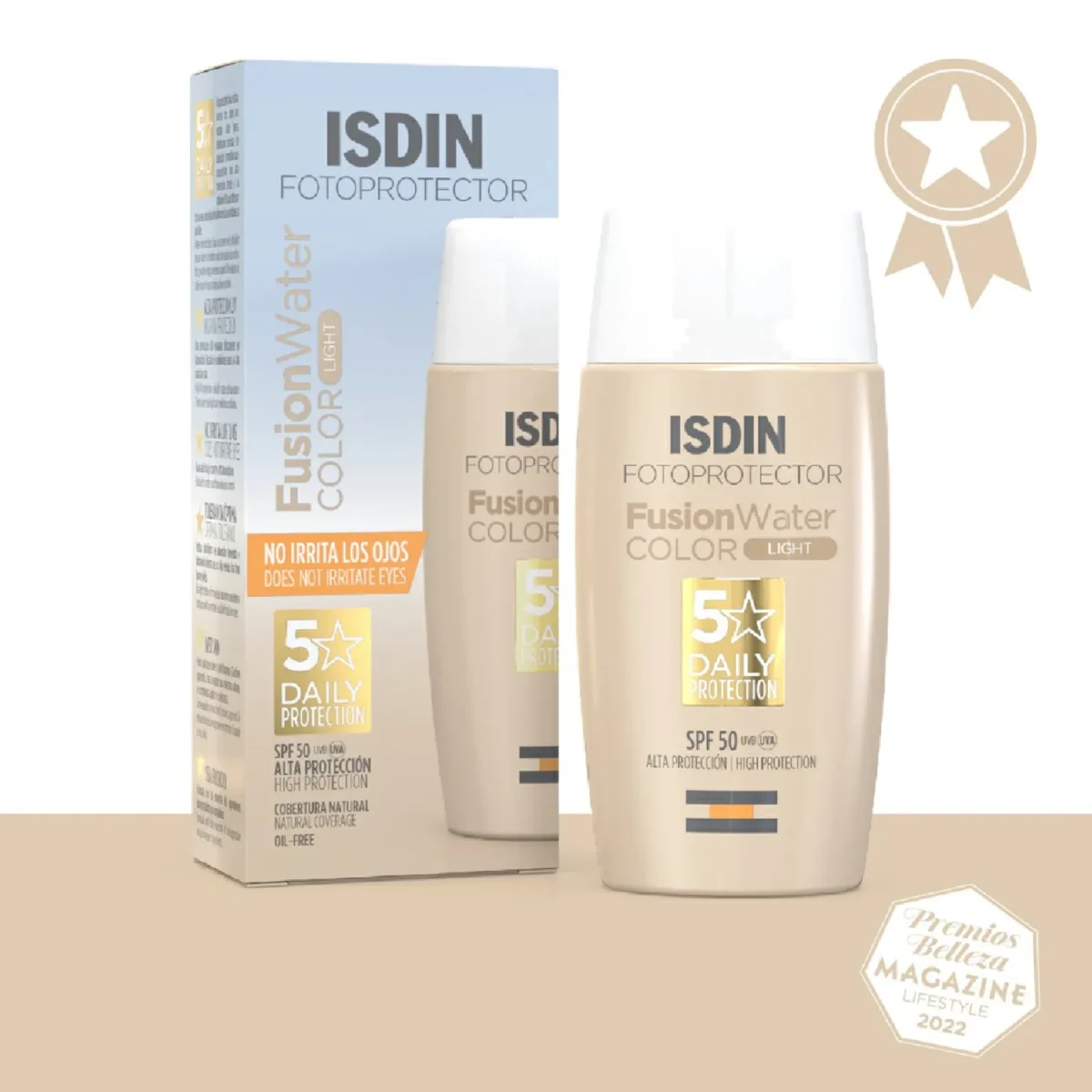 Isdin Fotoprotector Fusion Water SPF 50+ Color Light Tinted Sunscreen 50ml