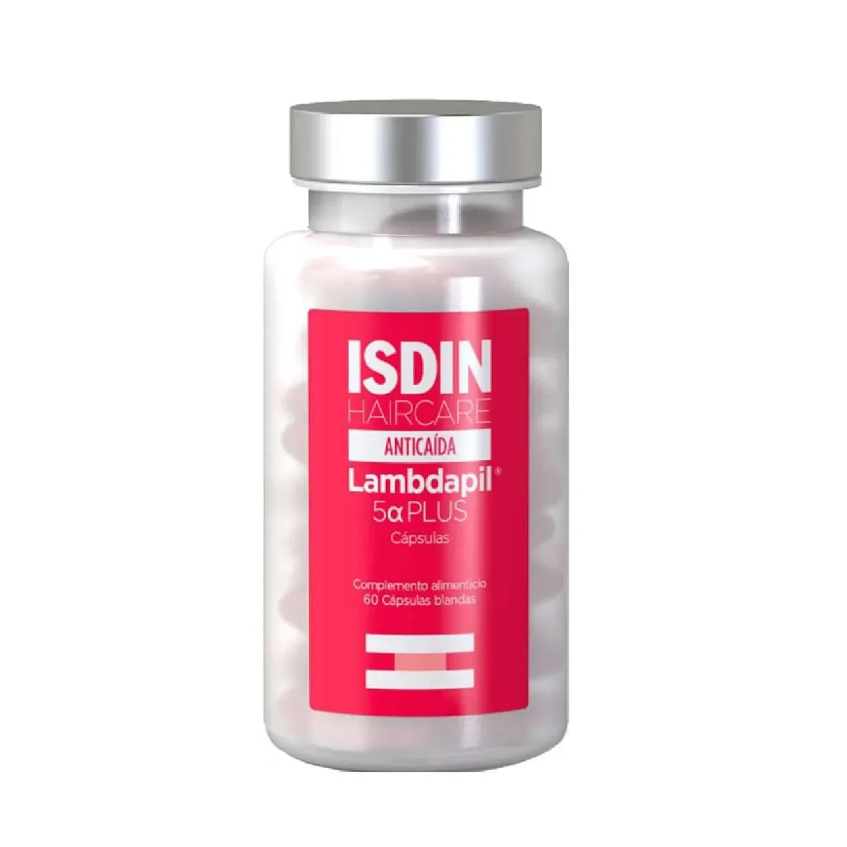 Isdin Haircare Anticaida Lambdapil 5α Plus Anti-Hair Loss Supplement Capsules, Pack of 60's