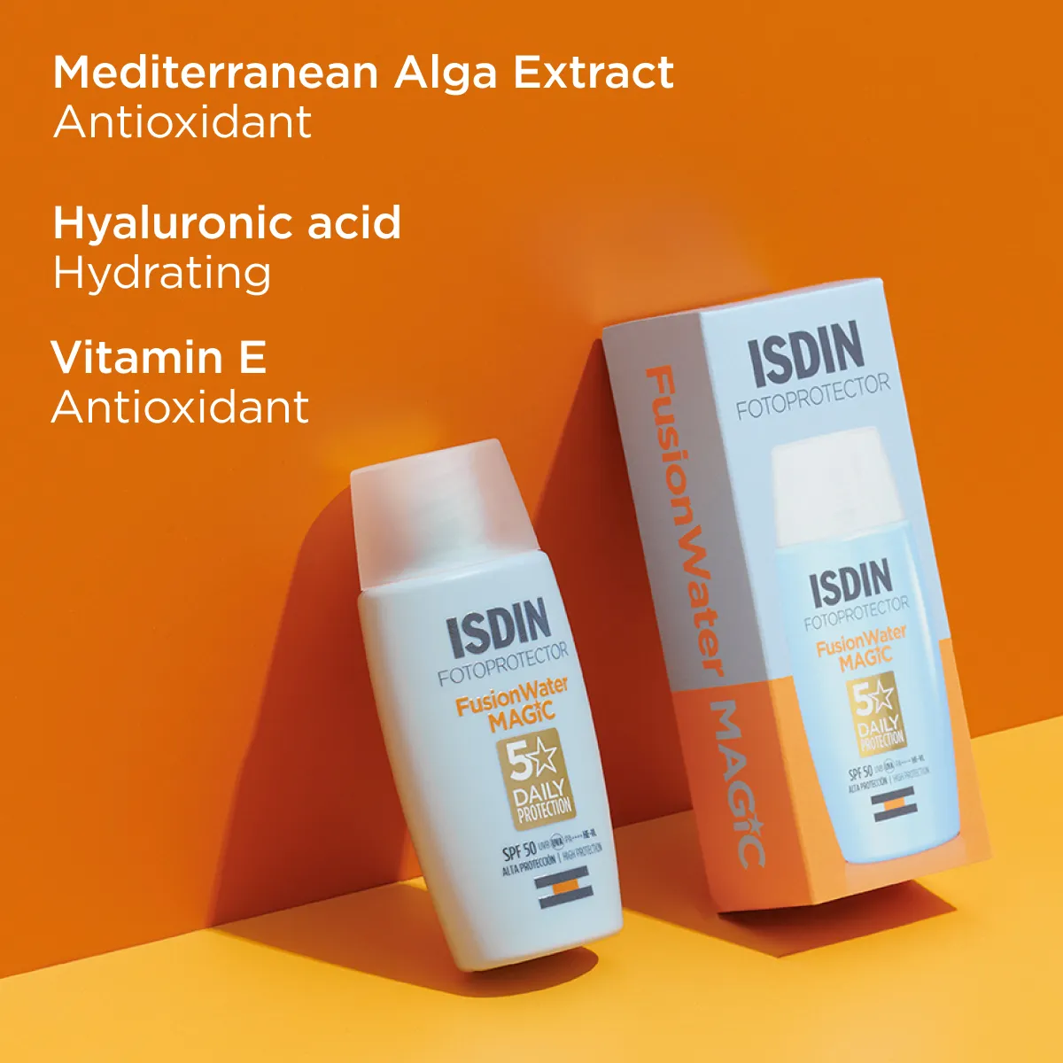 Isdin Fotoprotector Fusion Water Magic SPF 50 Facial Sunscreen 50ml