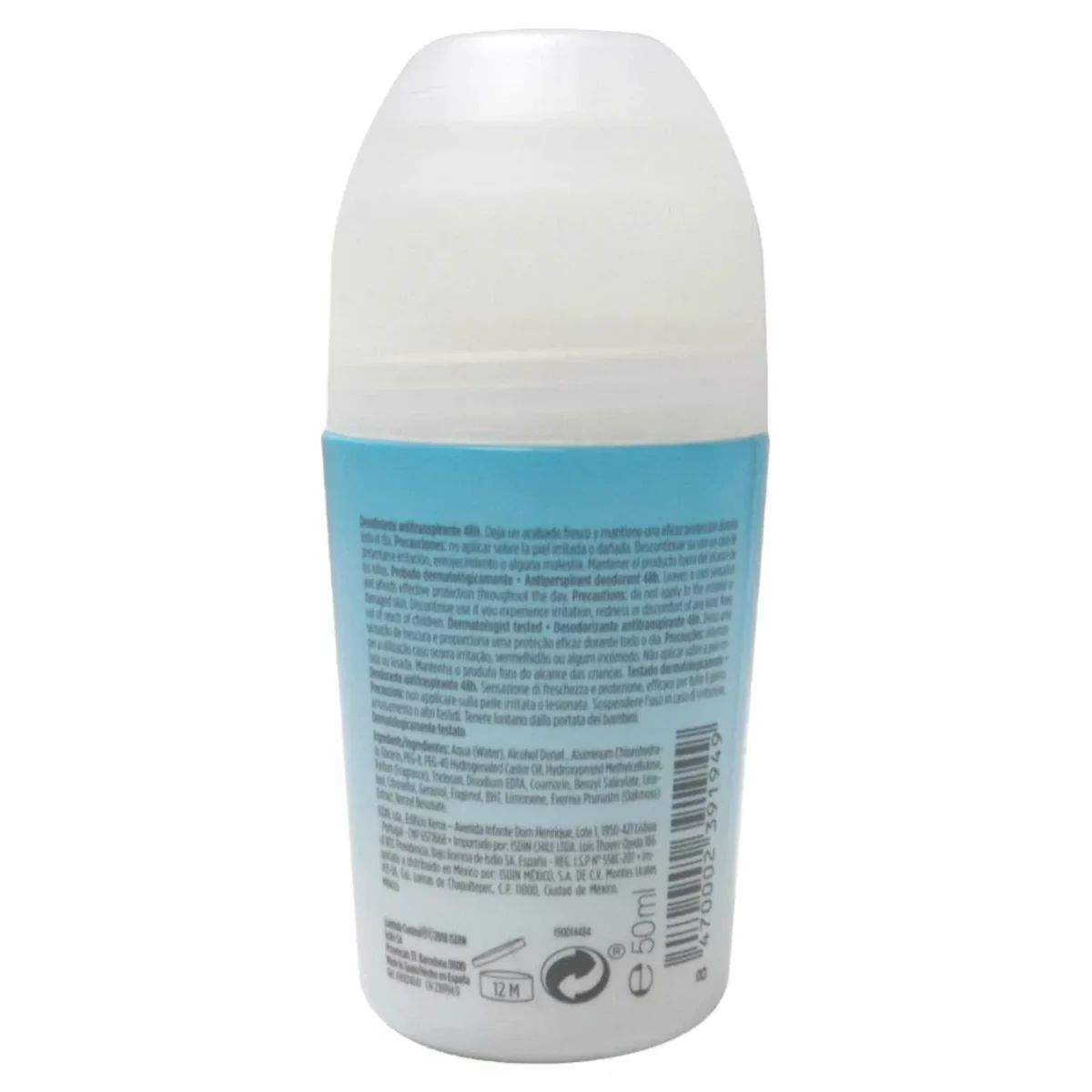 Isdin Deo Intense 48H Lambda Control Antiperspirant Roll-on, Alcohol Free 50ml