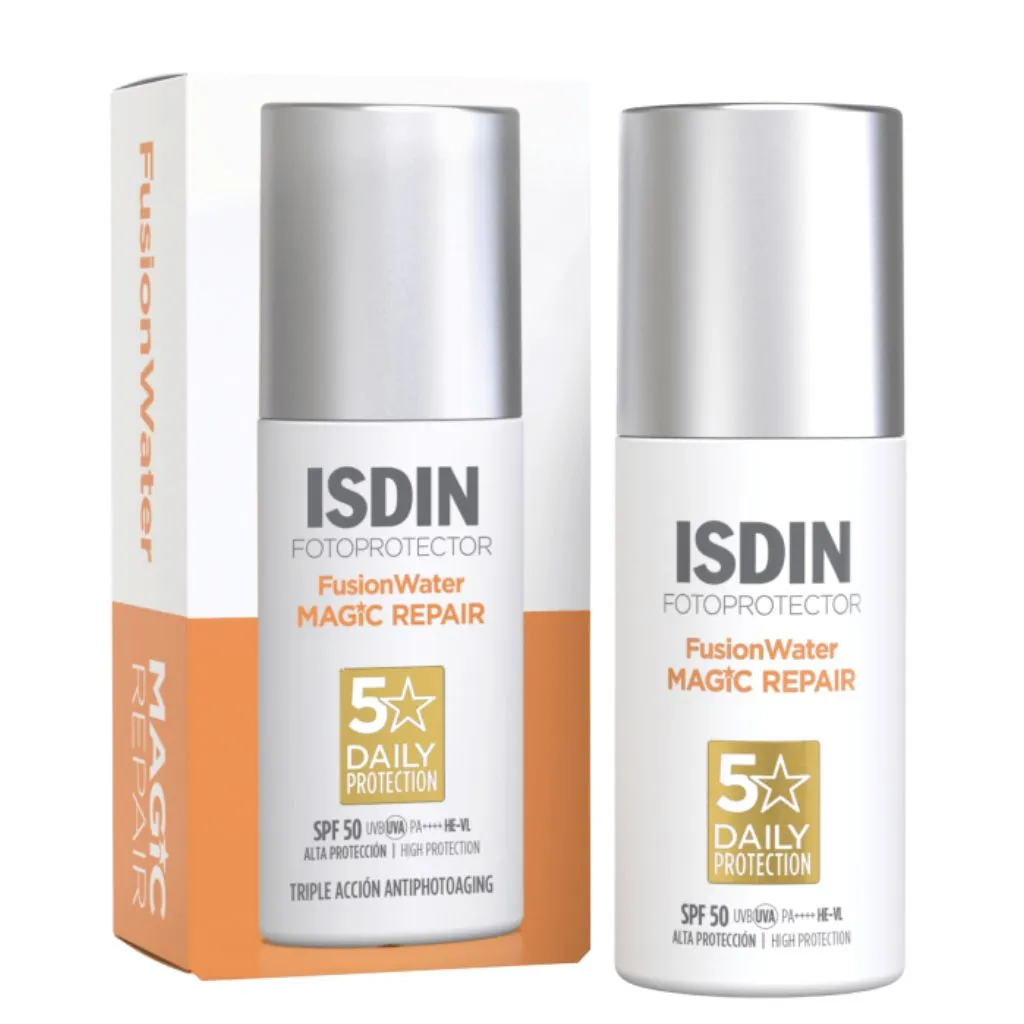 Isdin Fusion Water Magic Repair SPF 50+ Antiphotoaging Sunscreen 50ml