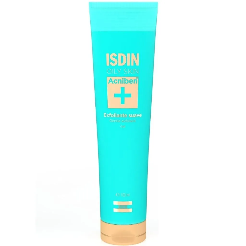 Isdin Acniben Exfoliating Scrub For Face, Pore-Cleansing Gel 100ml