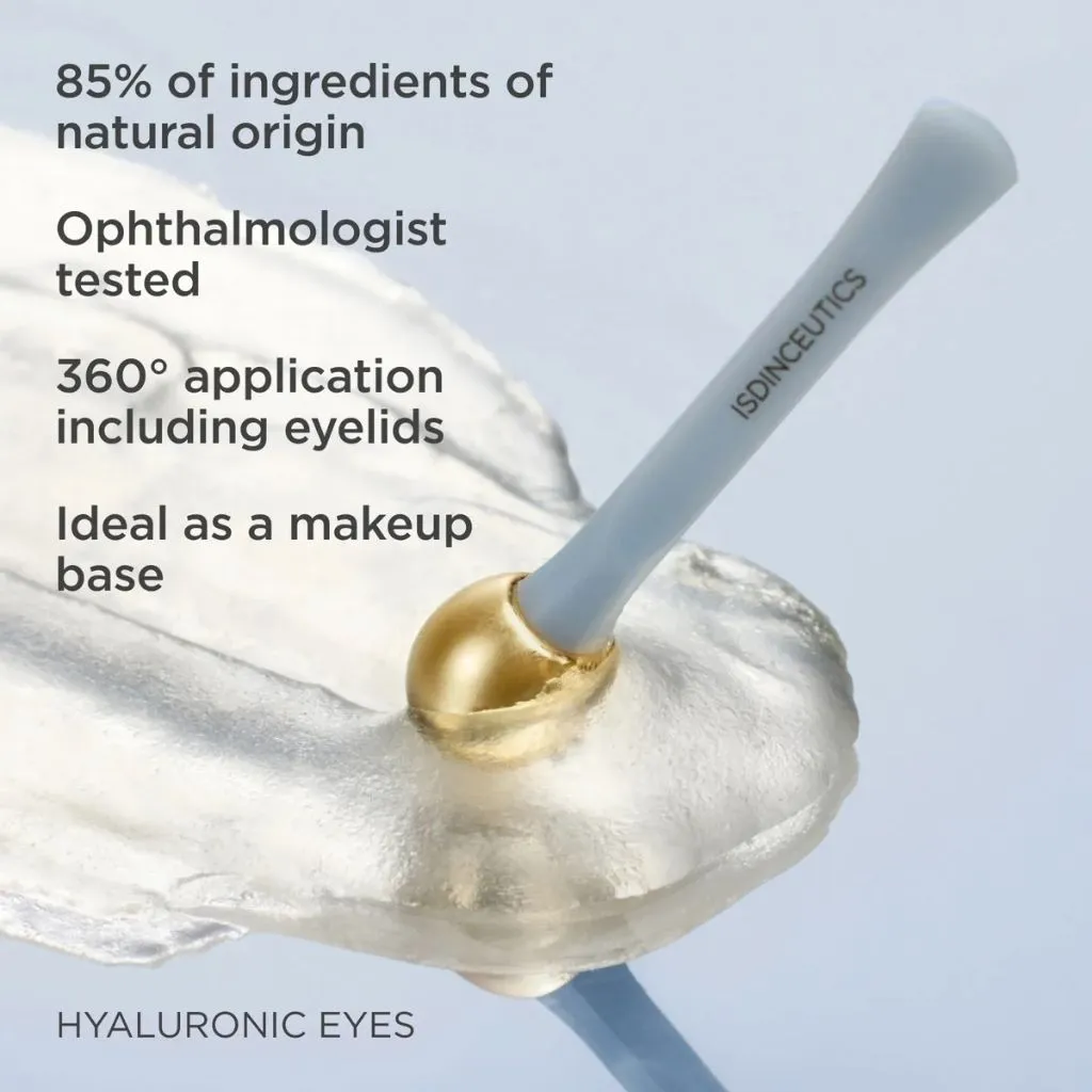 Isdin Isdinceutics Prevent Depuffing, Antifatigue Hyaluronic Eye Gel 15g