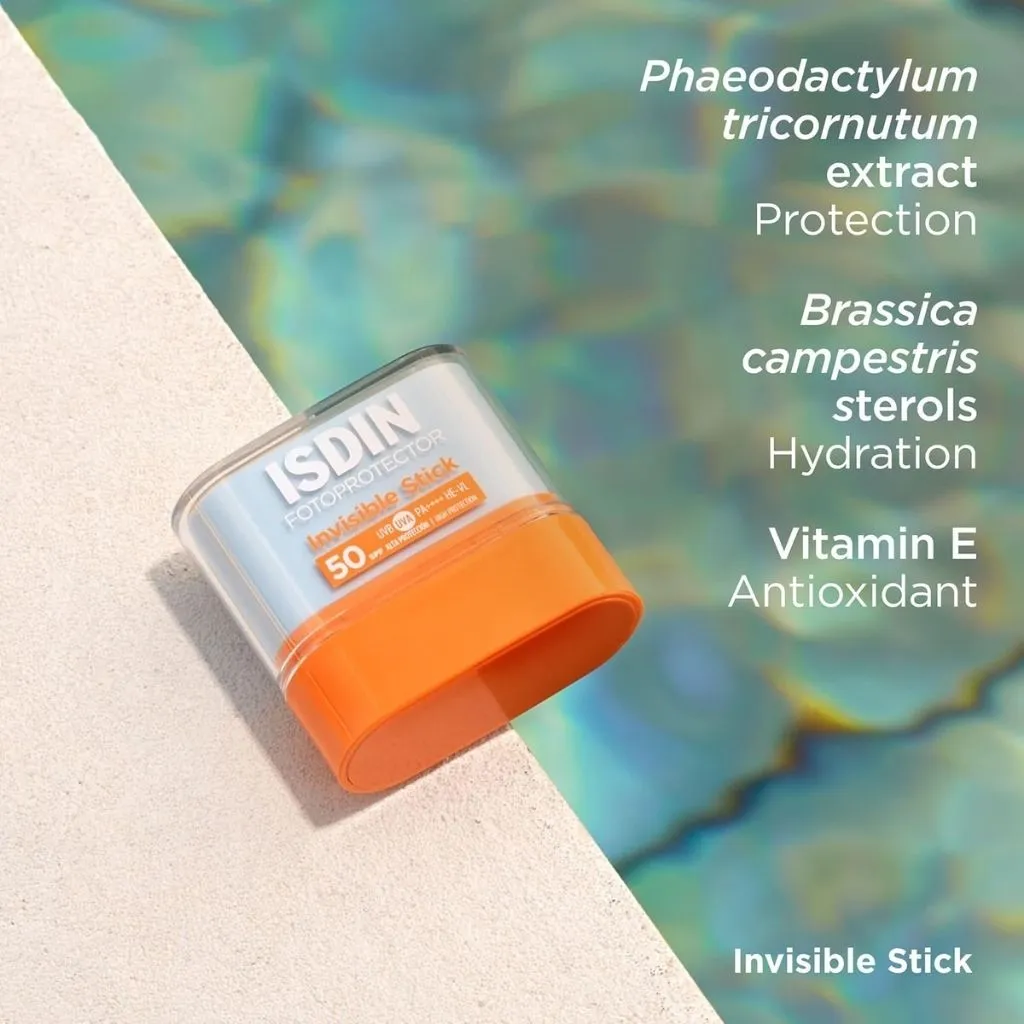 Isdin Fotoprotector SPF 50 Invisible Sunscreen Stick 10g