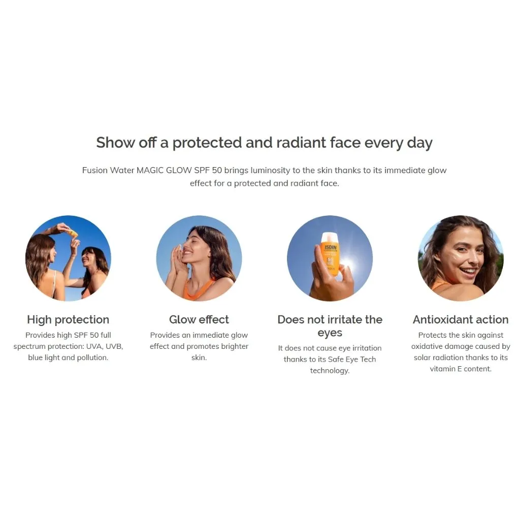 Isdin Fotoprotector Fusion Water Magic Glow SPF 50+ 50ml