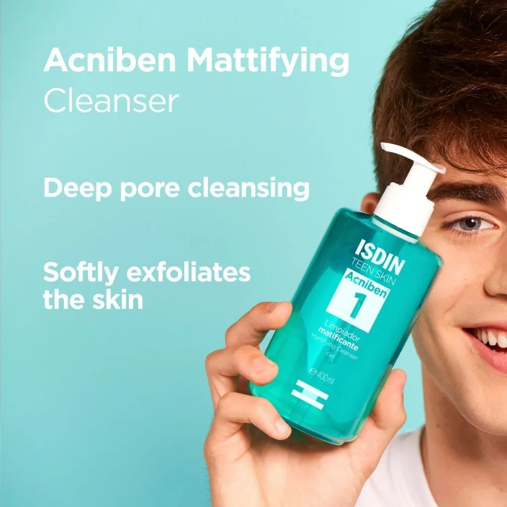 Isdin Acniben Mattifying Facial Cleanser Gel 400ml