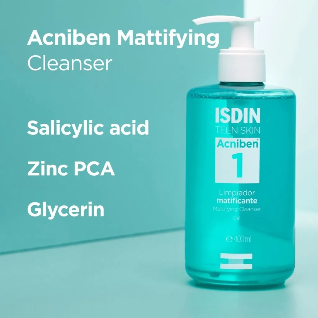 Isdin Acniben Mattifying Facial Cleanser Gel 400ml