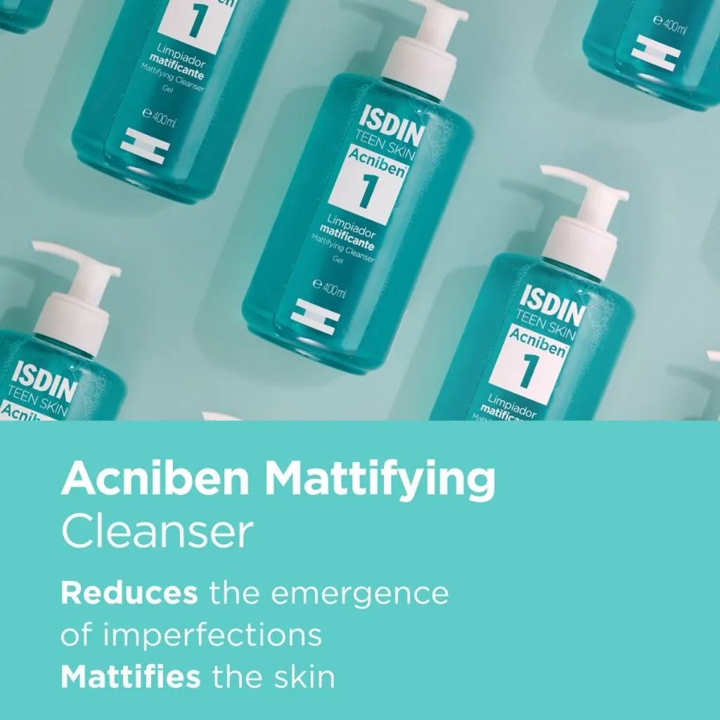 Isdin Acniben Mattifying Facial Cleanser Gel 400ml