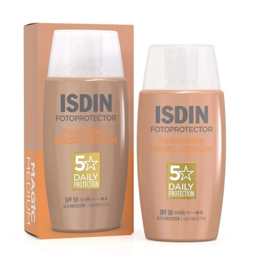 Isdin Fotoprotector Fusion Water Magic Medium Tinted Sunscreen SPF 50+ 50ml