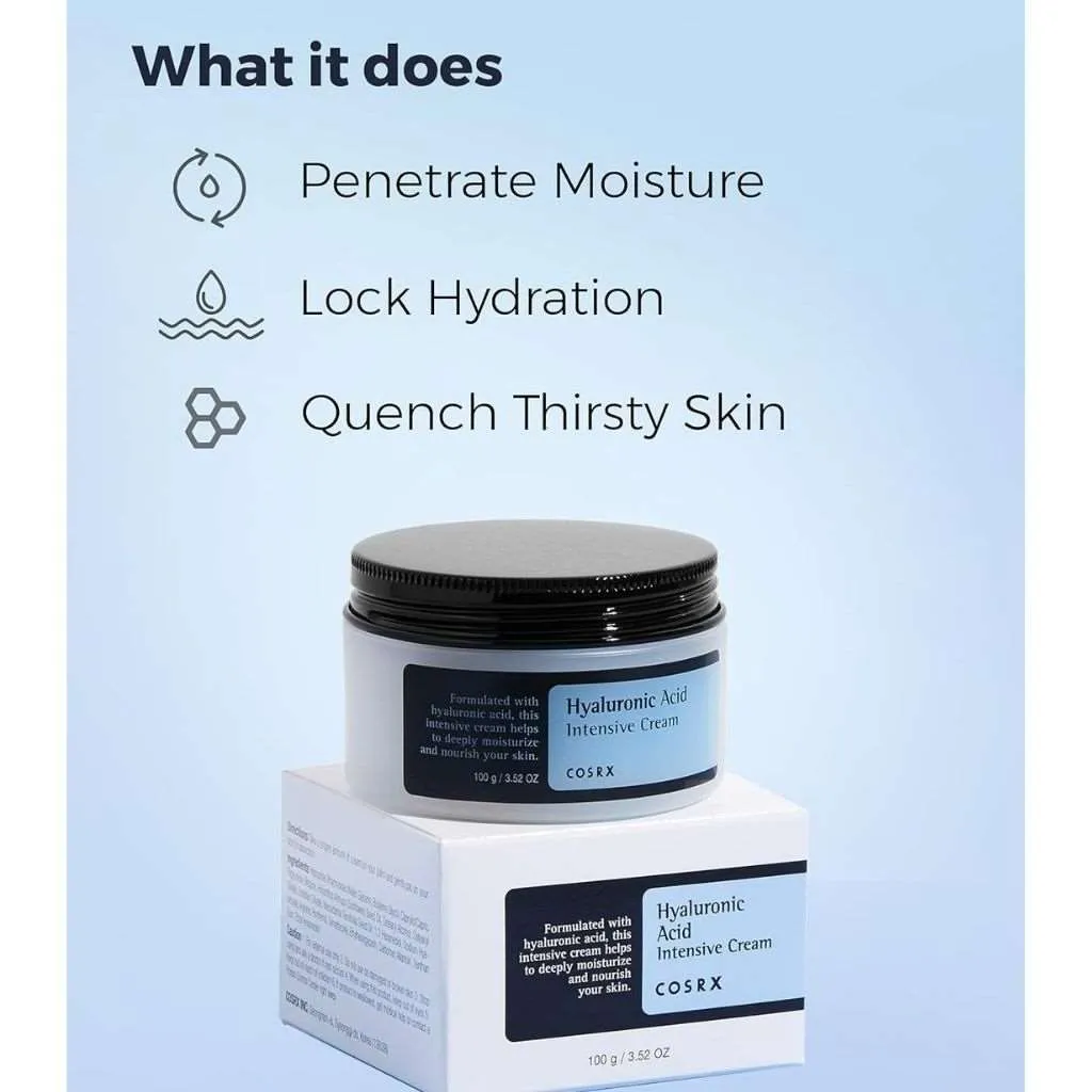COSRX Hyaluronic Acid Intensive Moisturising Cream 100g