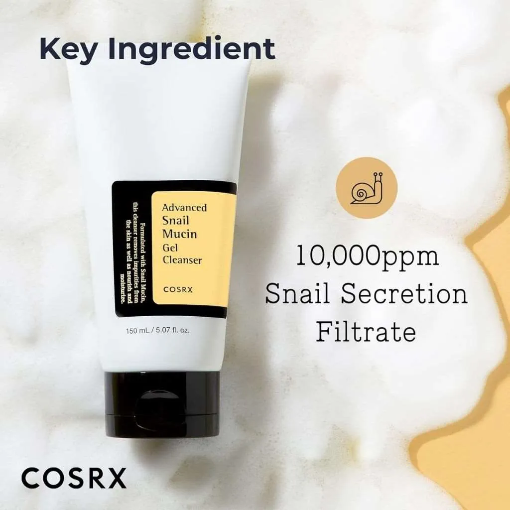 COSRX Advanced Snail Mucin Power Gel Face Cleanser 150ml