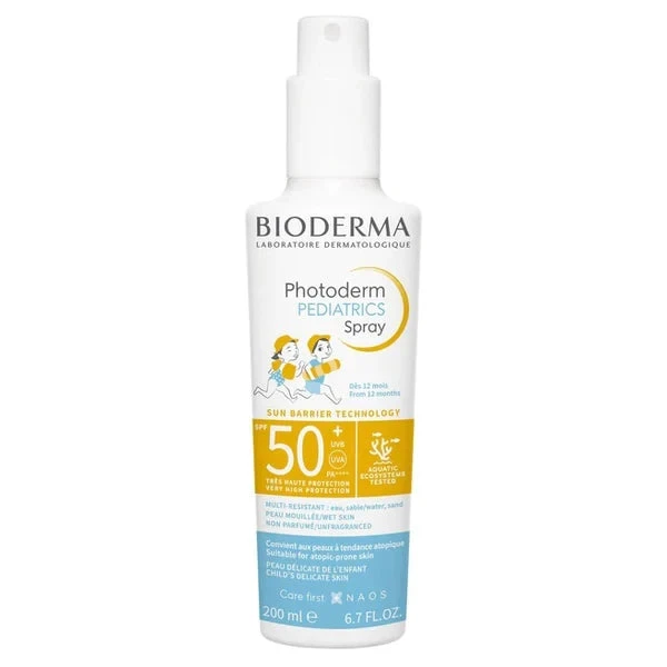 Bioderma Photoderm Pediatrics Spray SPF50+ Sunscreen Baby and Children Skin 200ml