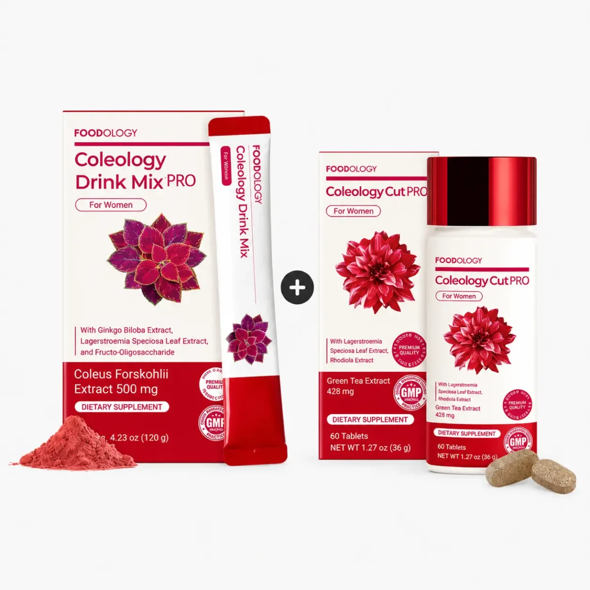 FOODOLOGY Coleology PRO Set – Drink Mix PRO & Cut PRO