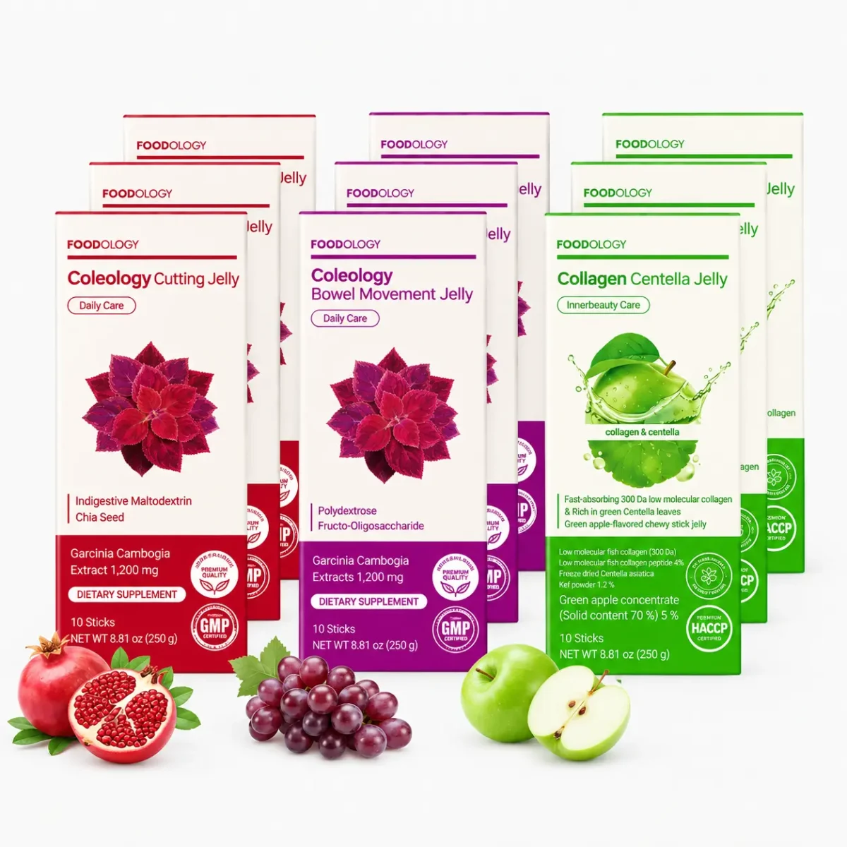 FOODOLOGY Coleology Jelly Trio 3ea (3-Month)