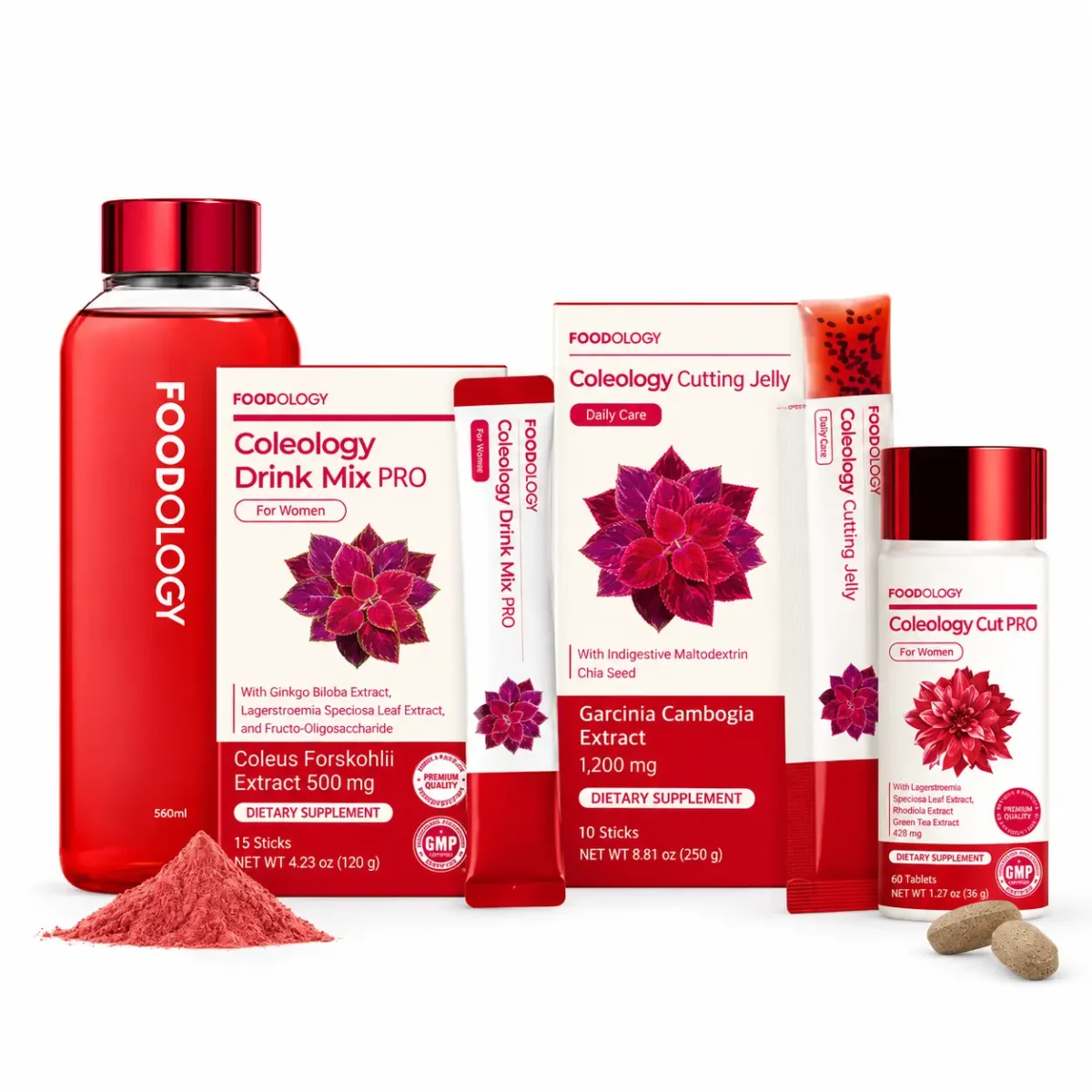 FOODOLOGY Red Bottle Diet Set