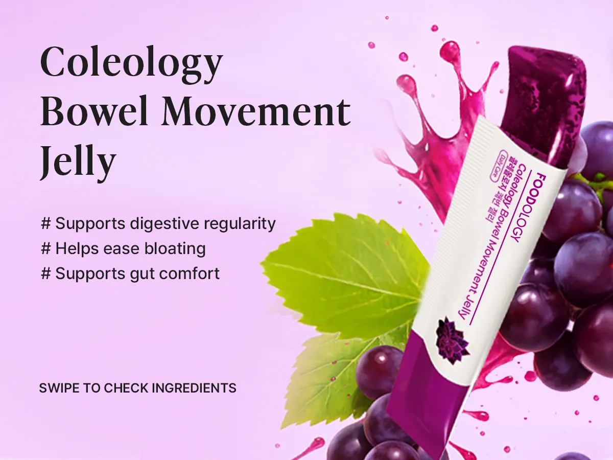 Foodology Bowel Movement Jelly with grapes