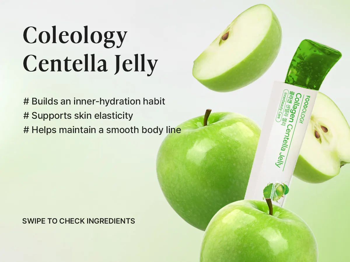 Foodology Collagen Centella Jelly with green apples