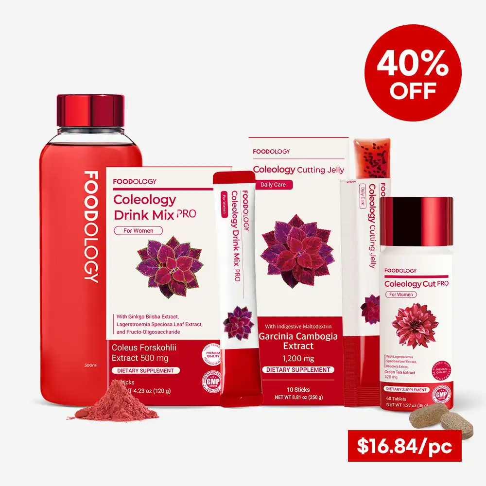 FOODOLOGY Red Bottle Diet Set
