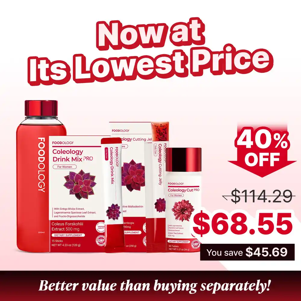 FOODOLOGY Red Bottle Diet Set
