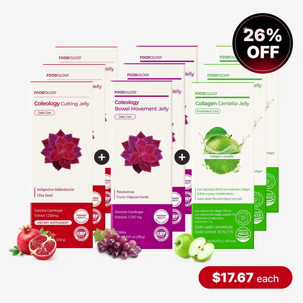 FOODOLOGY Coleology Jelly Trio 3ea (3-Month)