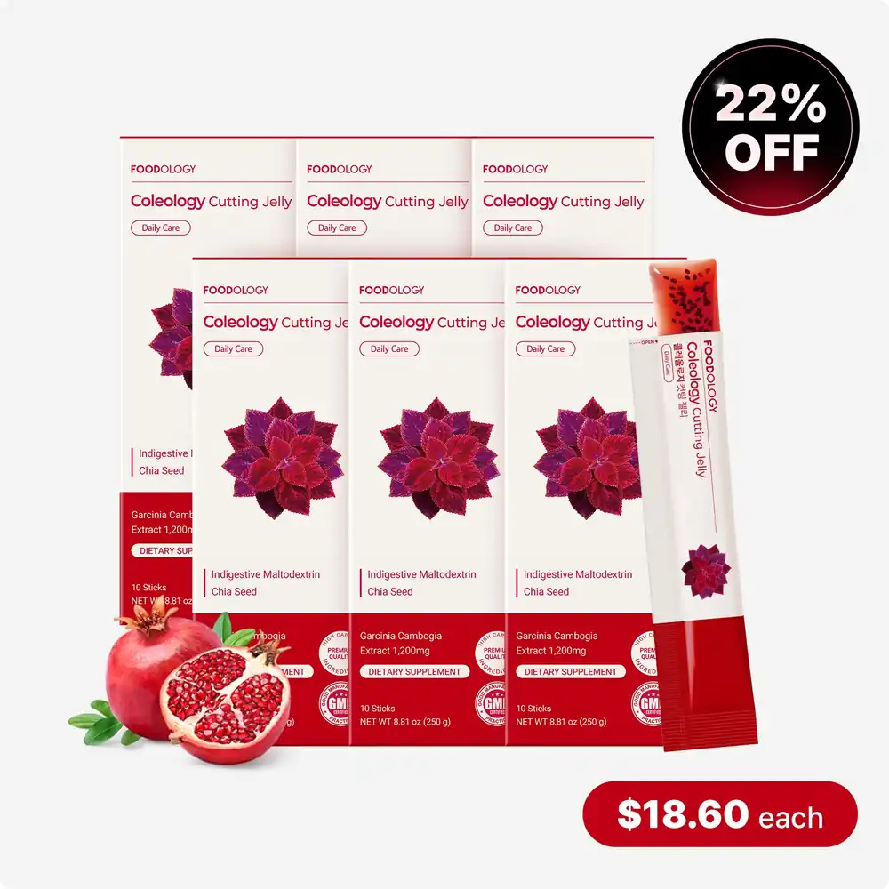 FOODOLOGY Coleology Cutting Jelly 6ea (2-Month)