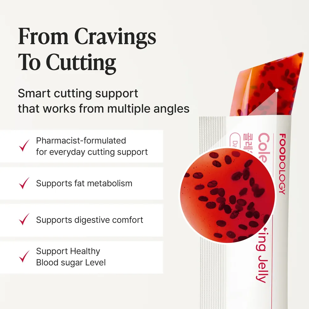 FOODOLOGY Coleology Cutting Jelly 6ea (2-Month)