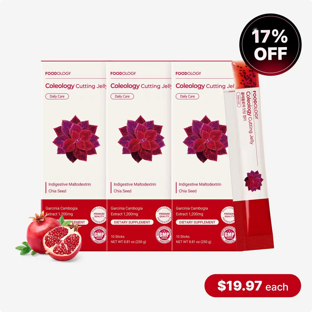 FOODOLOGY Coleology Cutting Jelly 3 Pack