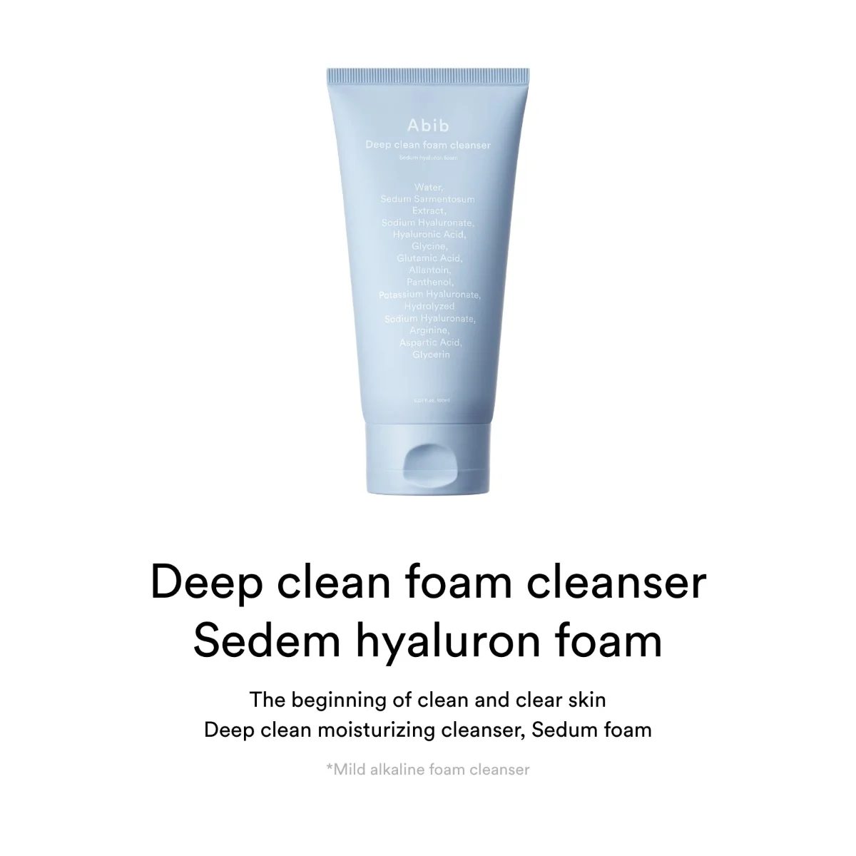 ABIB Deep Clean Foam Cleanser Sedum Hyaluron Foam 150 ml