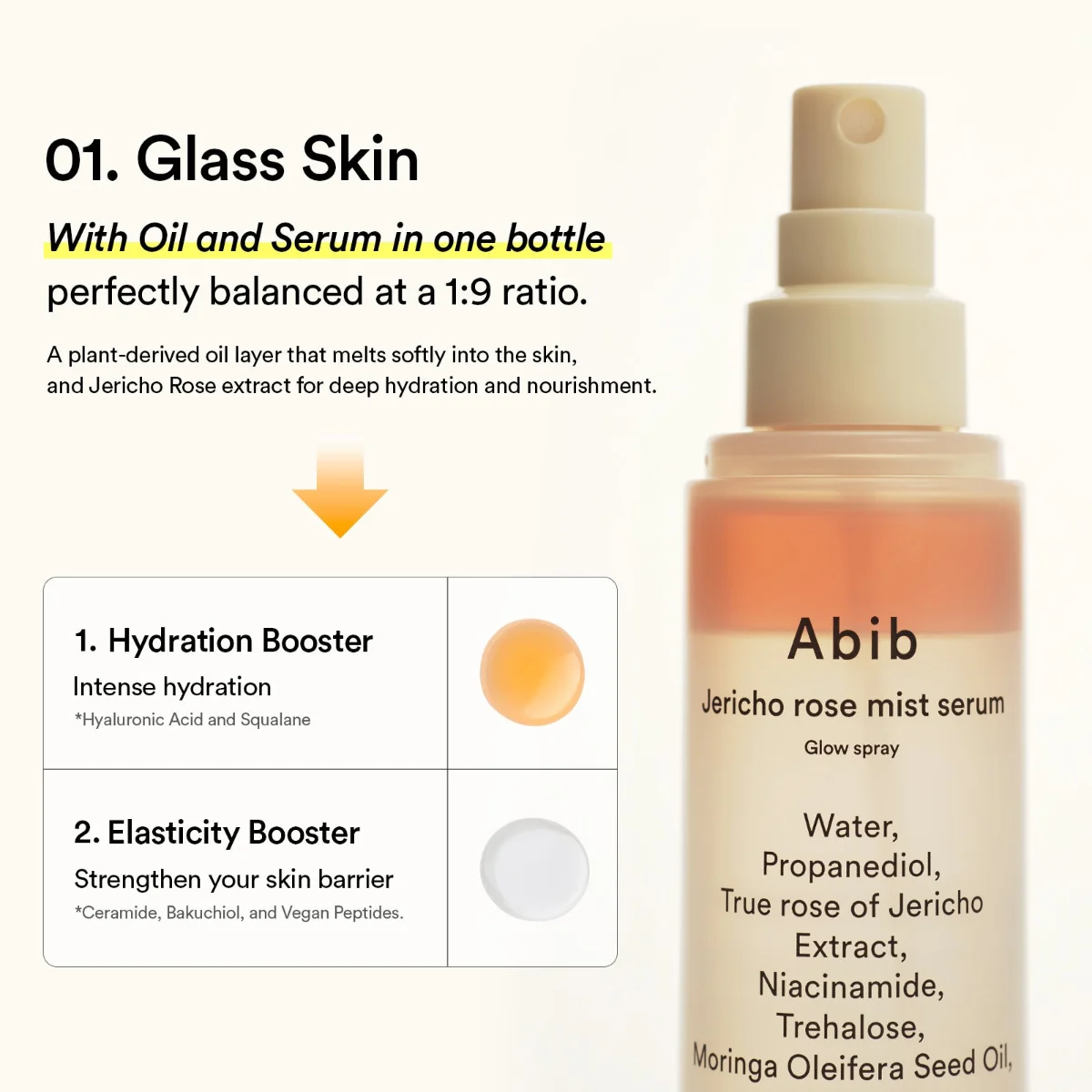 ABIB Jericho Rose Mist Serum Glow Spray 100 ml