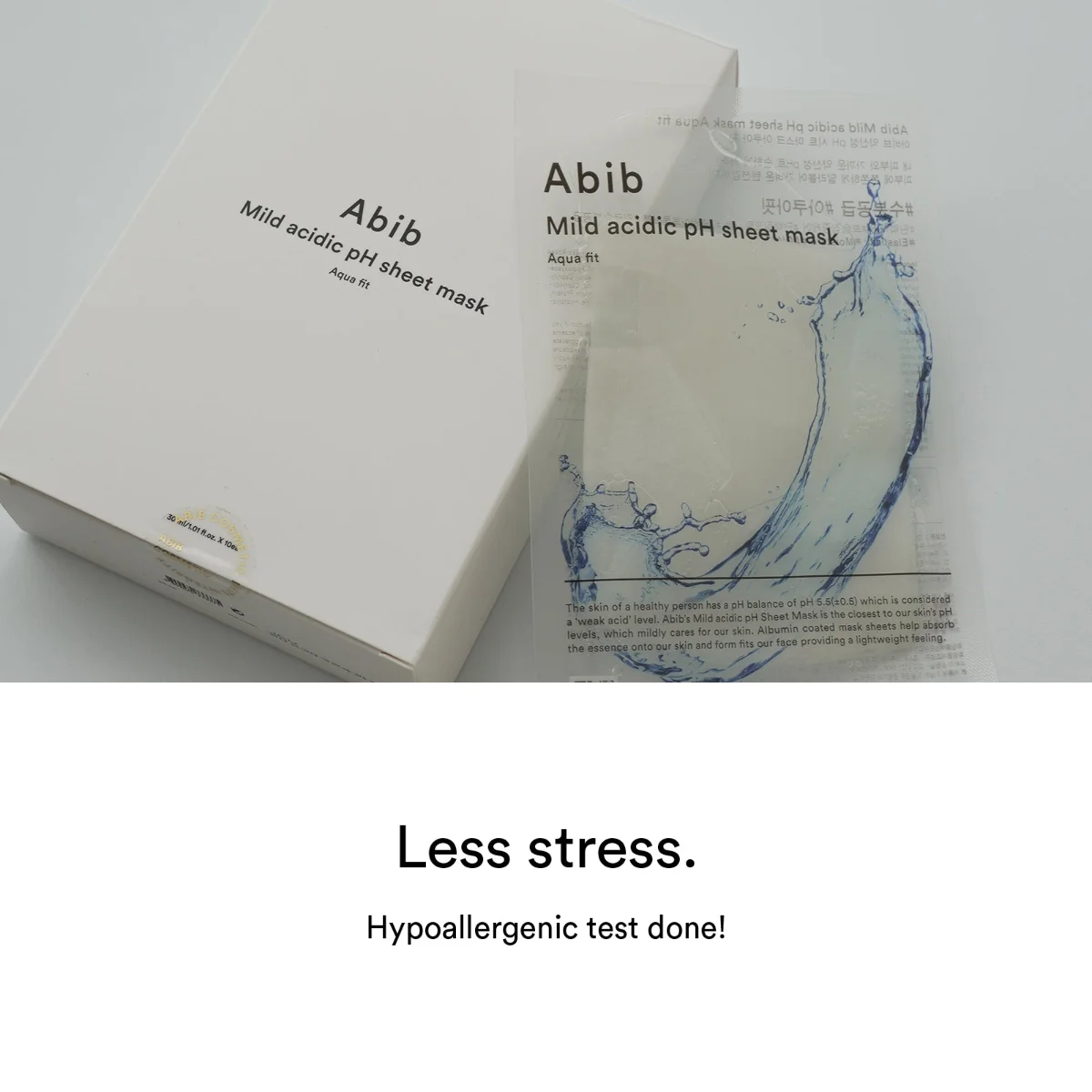 ABIB Mild Acidic pH Sheet Mask Aqua Fit 30 ml x 10 Sheets