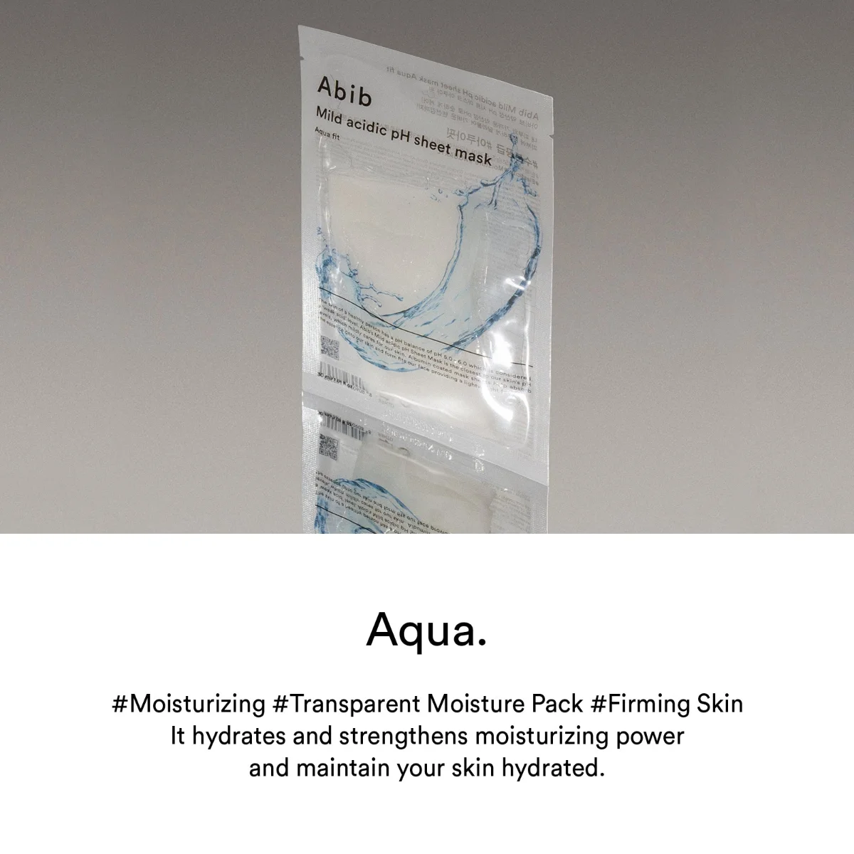 ABIB Mild Acidic pH Sheet Mask Aqua Fit 30 ml x 10 Sheets
