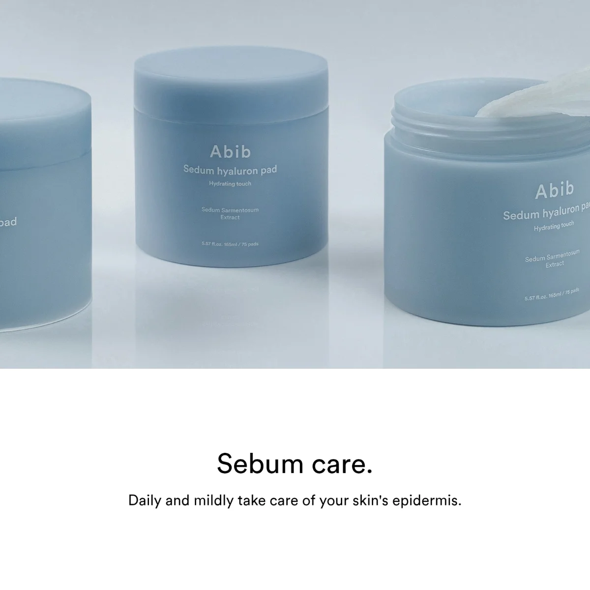 ABIB Sedum Hyaluron Pad Hydrating Touch 165 ml / 75 Pads