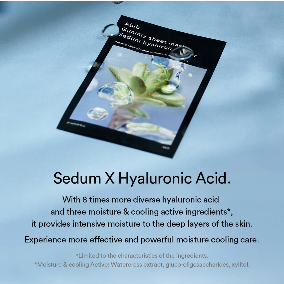 ABIB Gummy Sheet Mask Sedum Hyaluron Sticker 27 ml x 10 Sheets