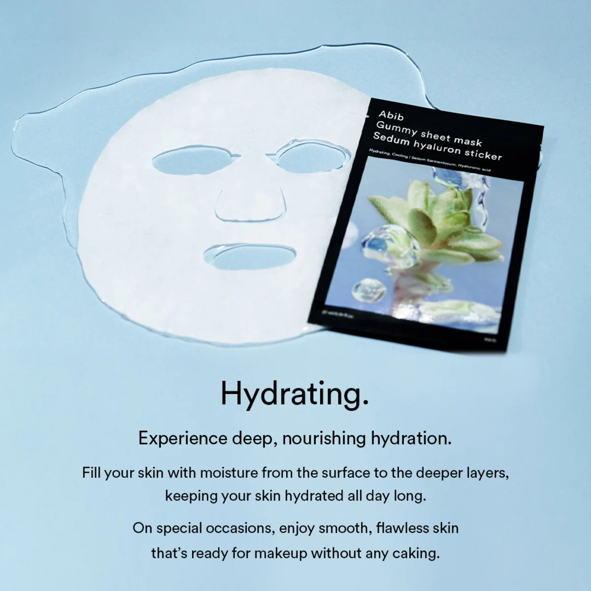 ABIB Gummy Sheet Mask Sedum Hyaluron Sticker 27 ml x 10 Sheets