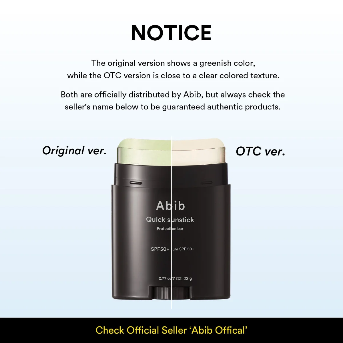 ABIB Quick Sunstick Protection Bar 22 g
