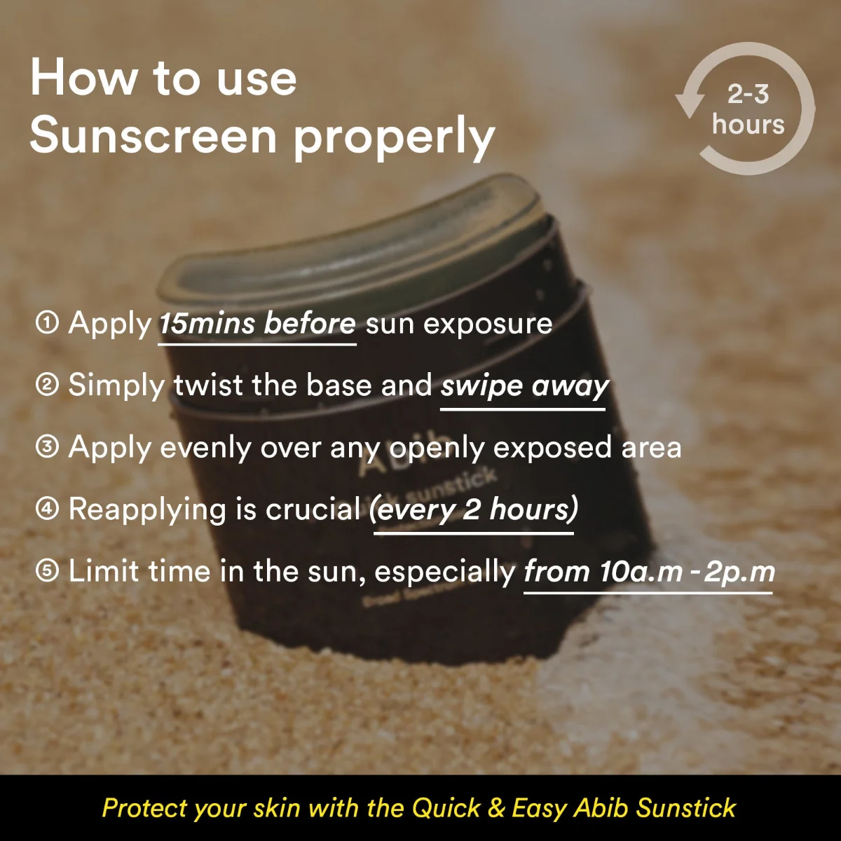 ABIB Quick Sunstick Protection Bar 22 g